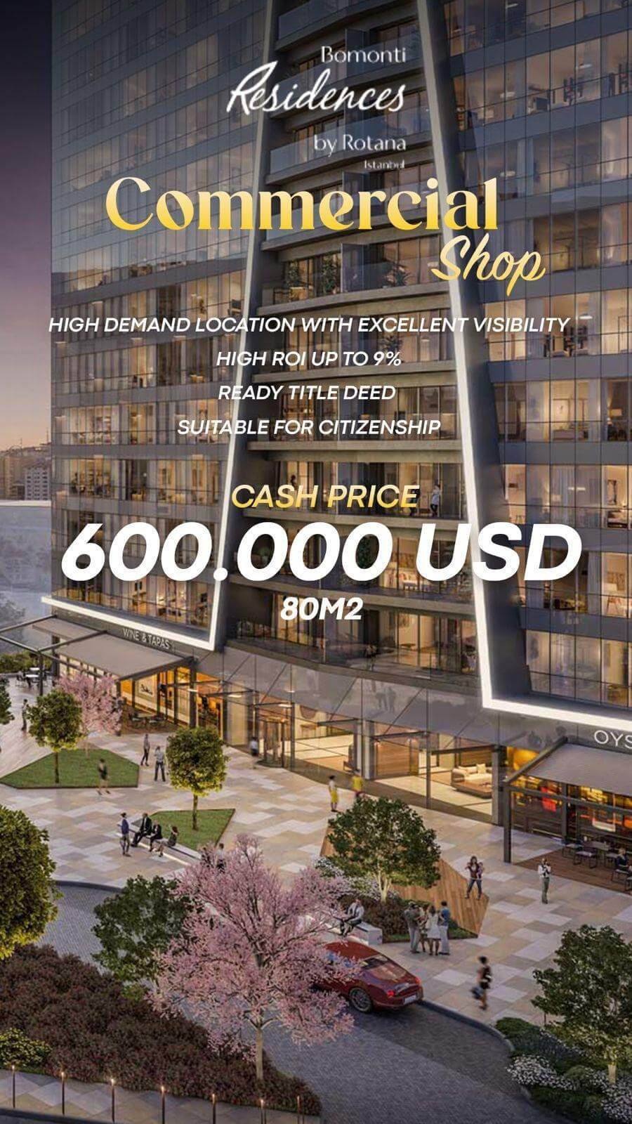 Bomonti Residences Commercial