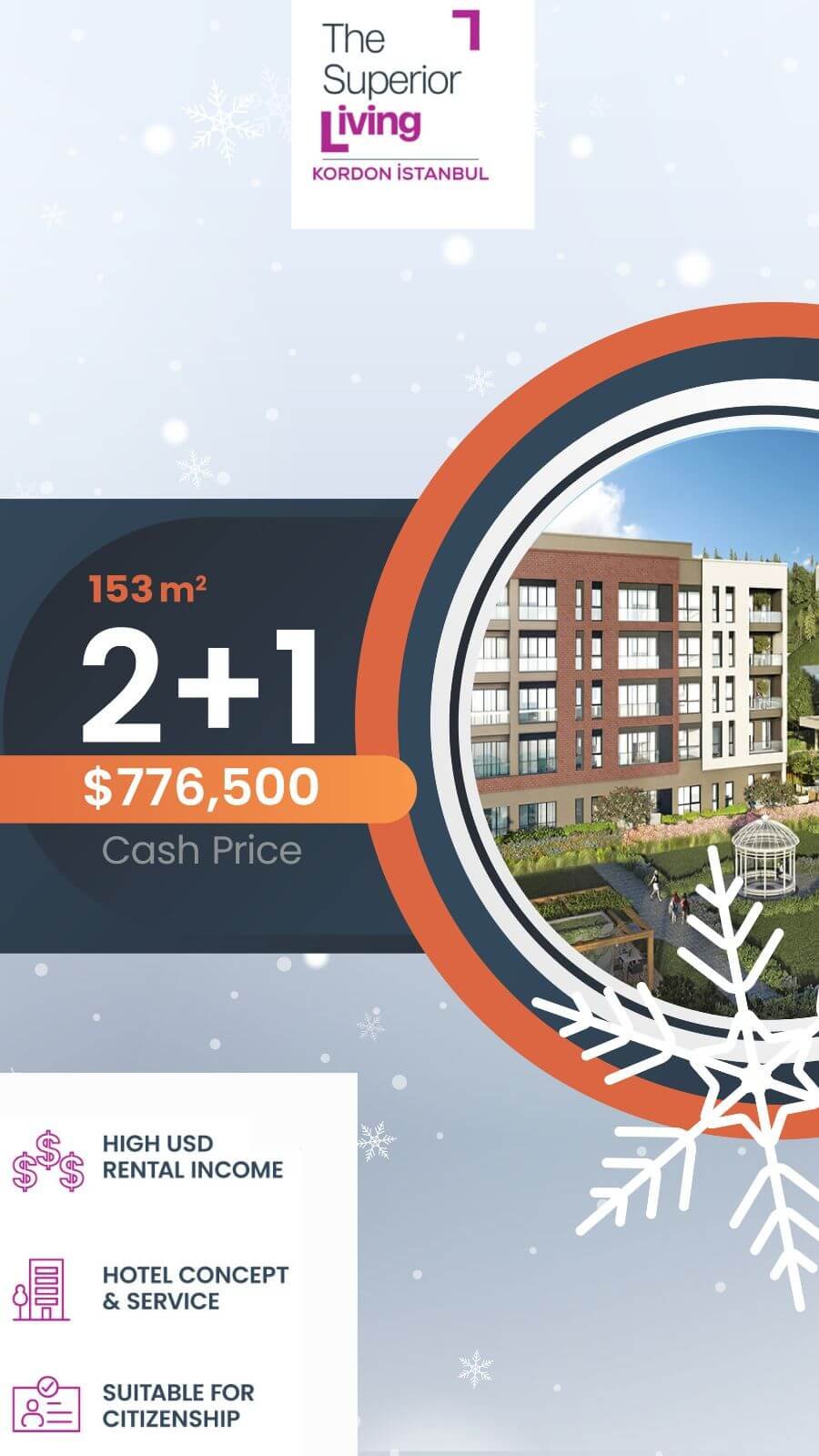 Kordon superior Living 2+1 Campaign