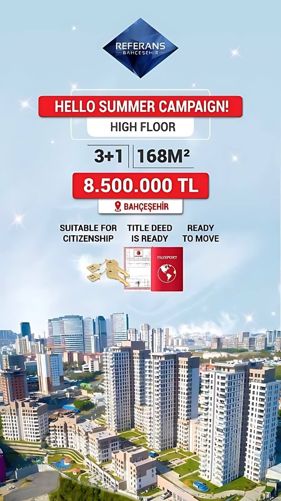 Referans Bahcesehir 3+1 Campaign