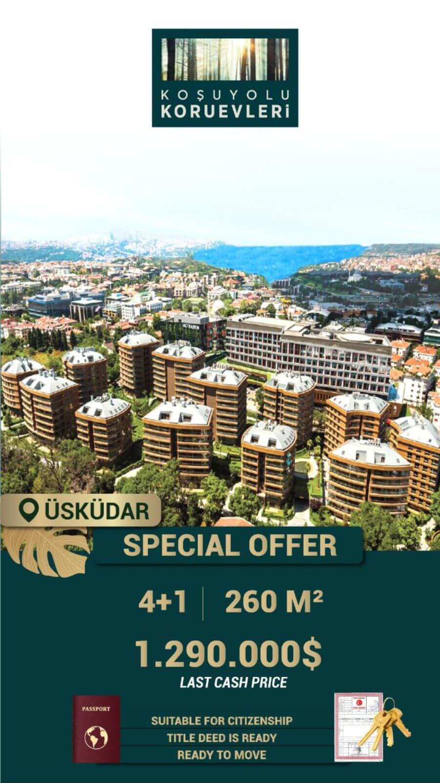 Kosuyolu Koru Evleri Offer 4+1