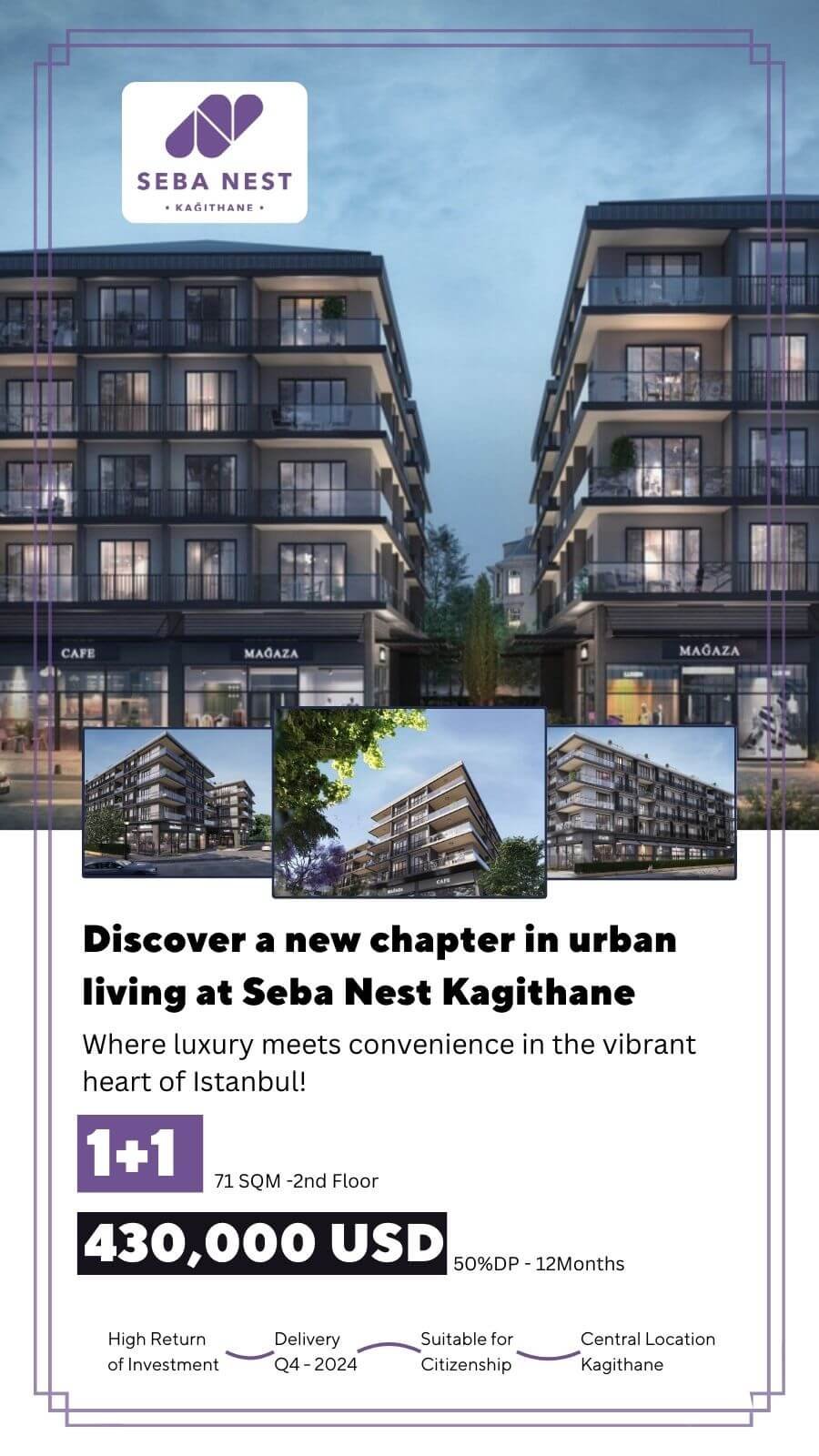 Seba Nest Kagithane 1+1 Campaign