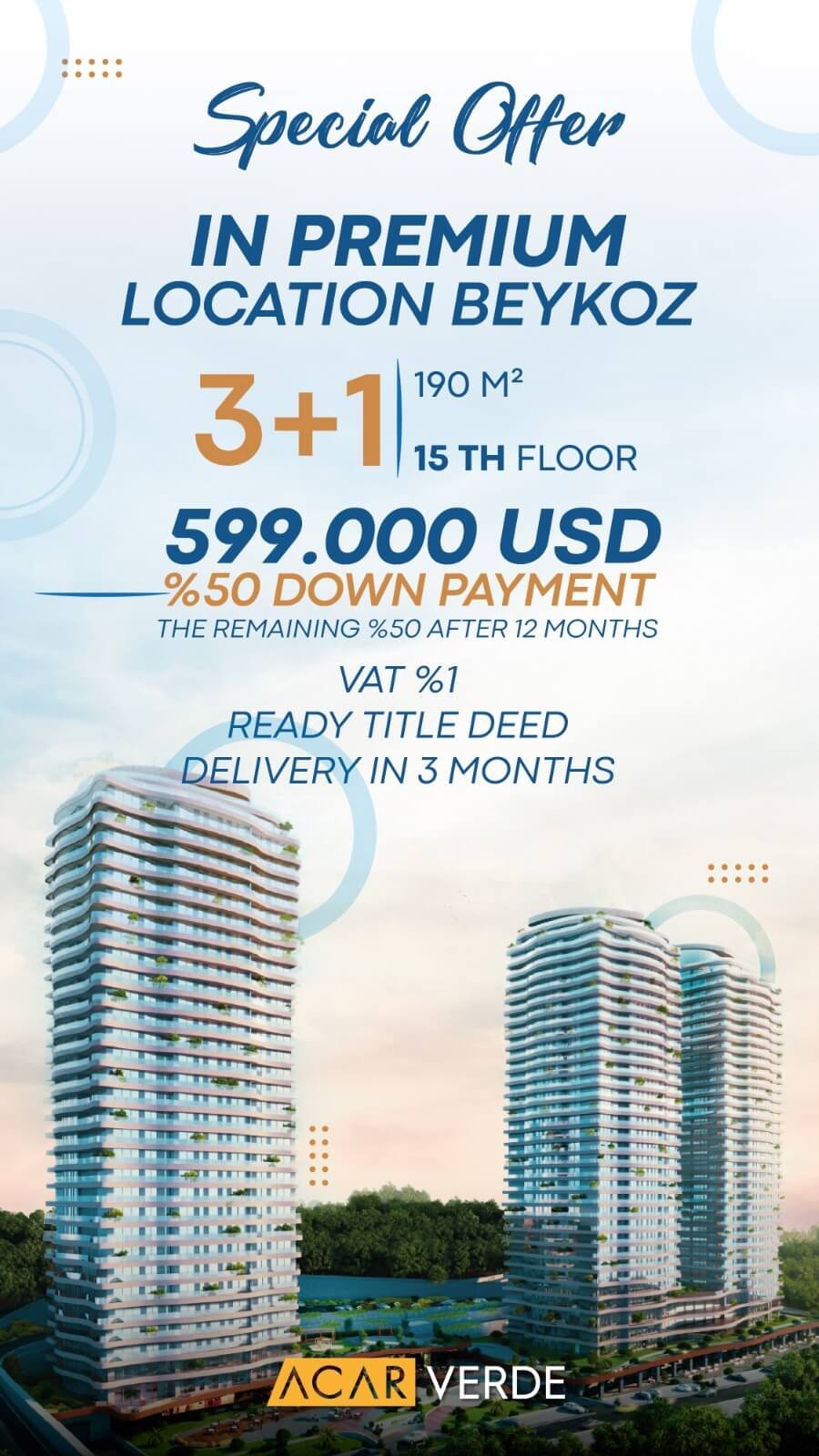 Acarverde 3+1 Installment Offer