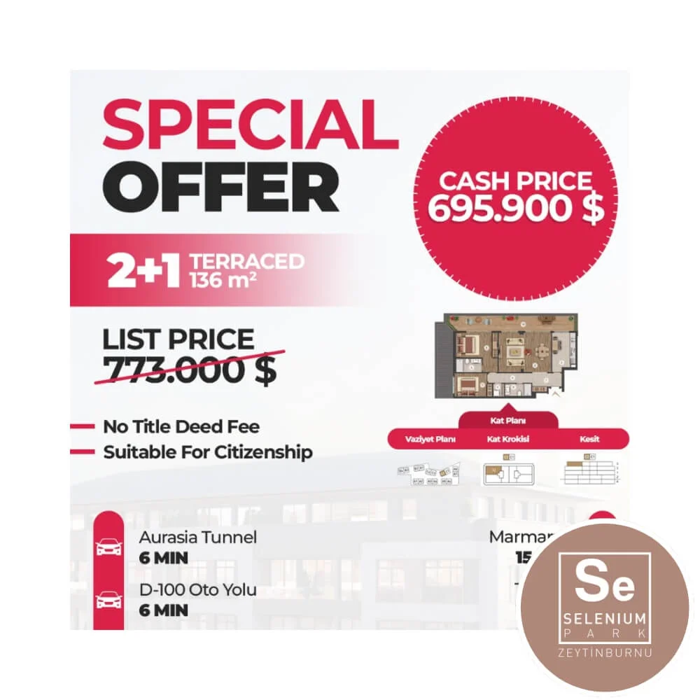 Selenium Park Zeytinburnu Special Offer