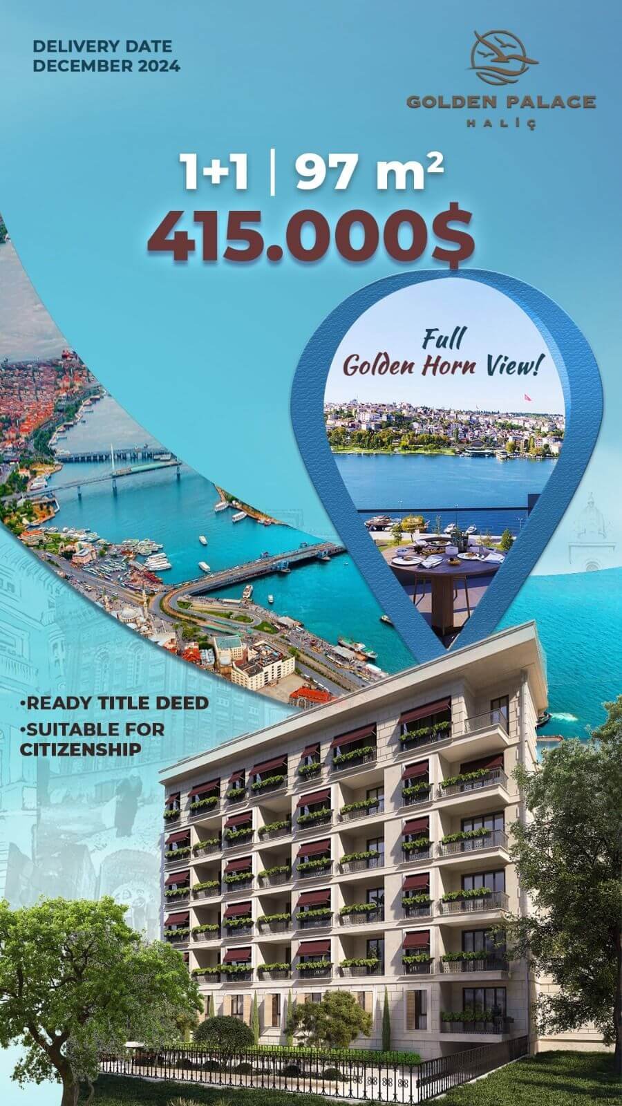 Golden Palace with veiw