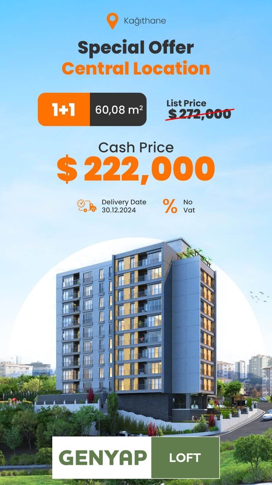 Genyap Loft Kagithane Campaign