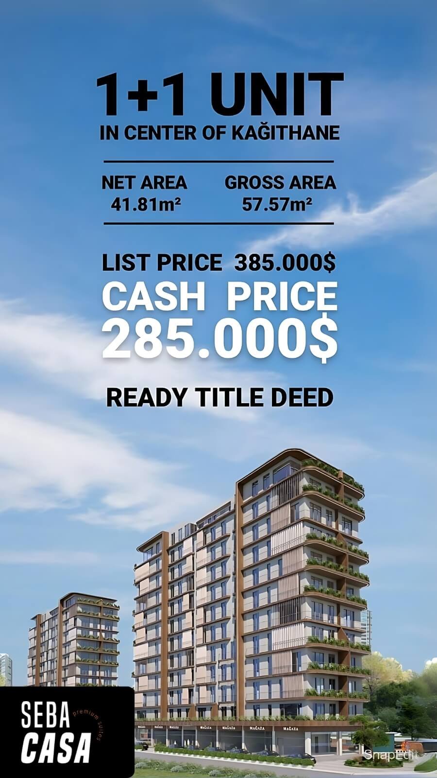 Seba Casa Premium Suites Campaign