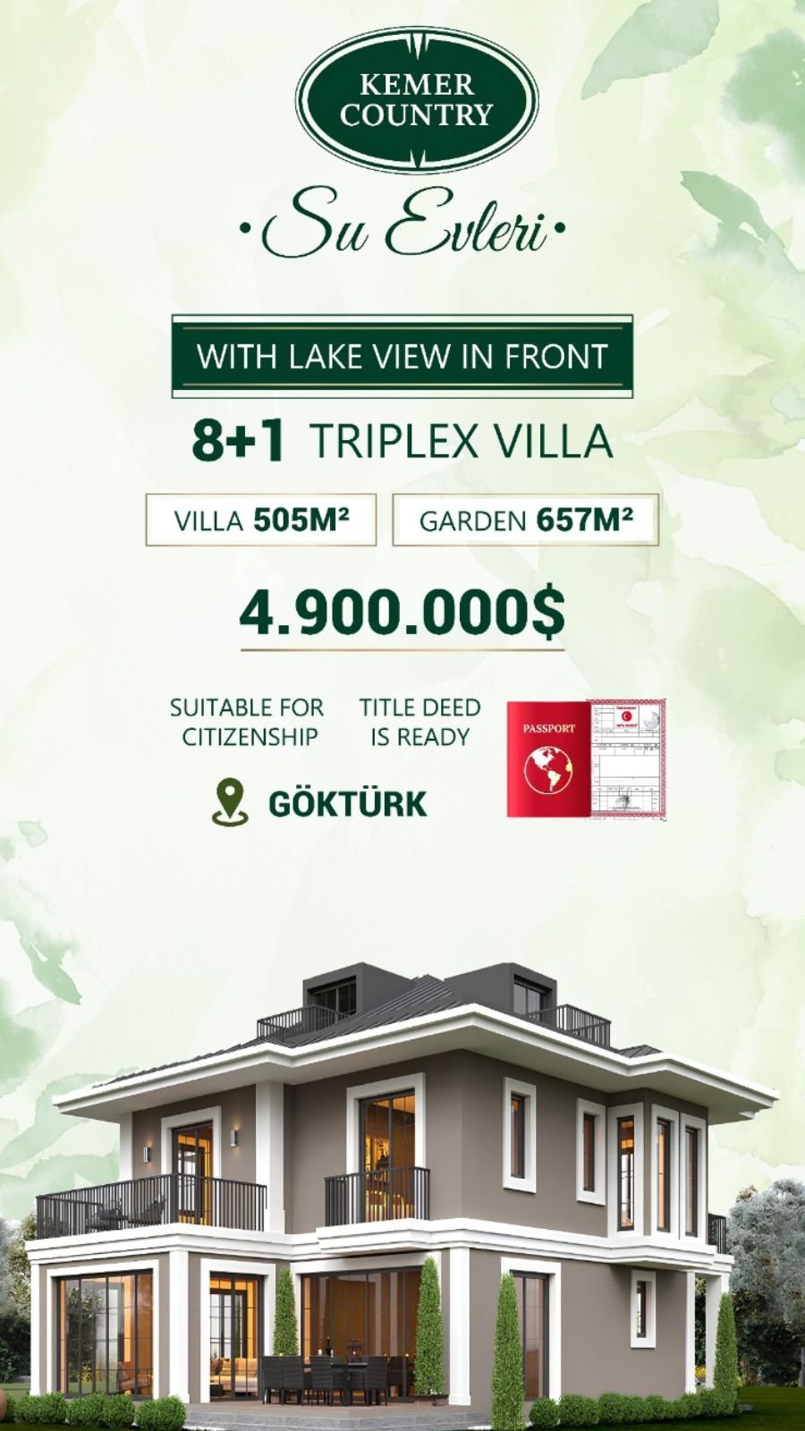 Kemer Country Su Villas