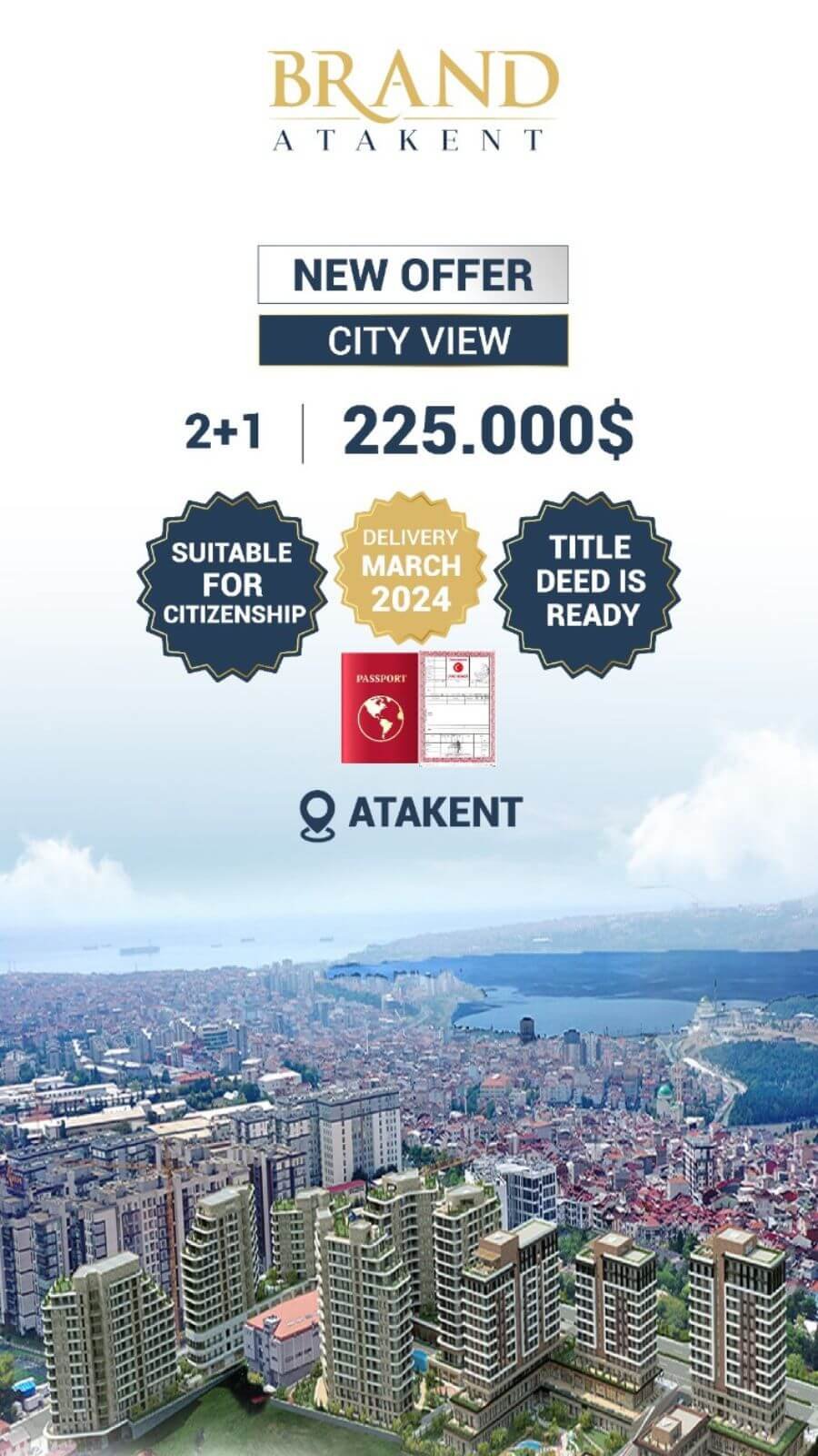 Brand atakent 2+1 Offer