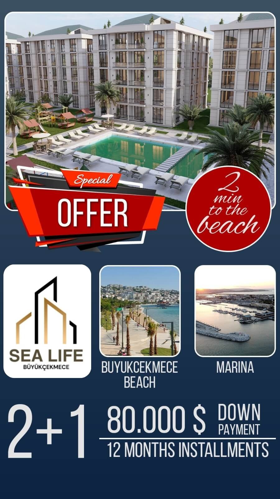 Sea Life Buyukcekmece 2+1