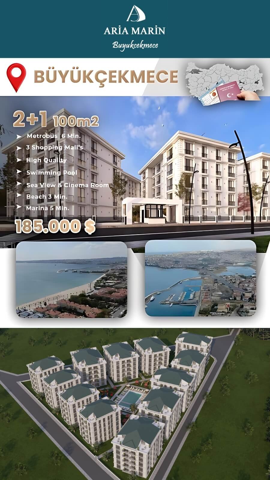 Aria Marin Buyukcekmece 2+1