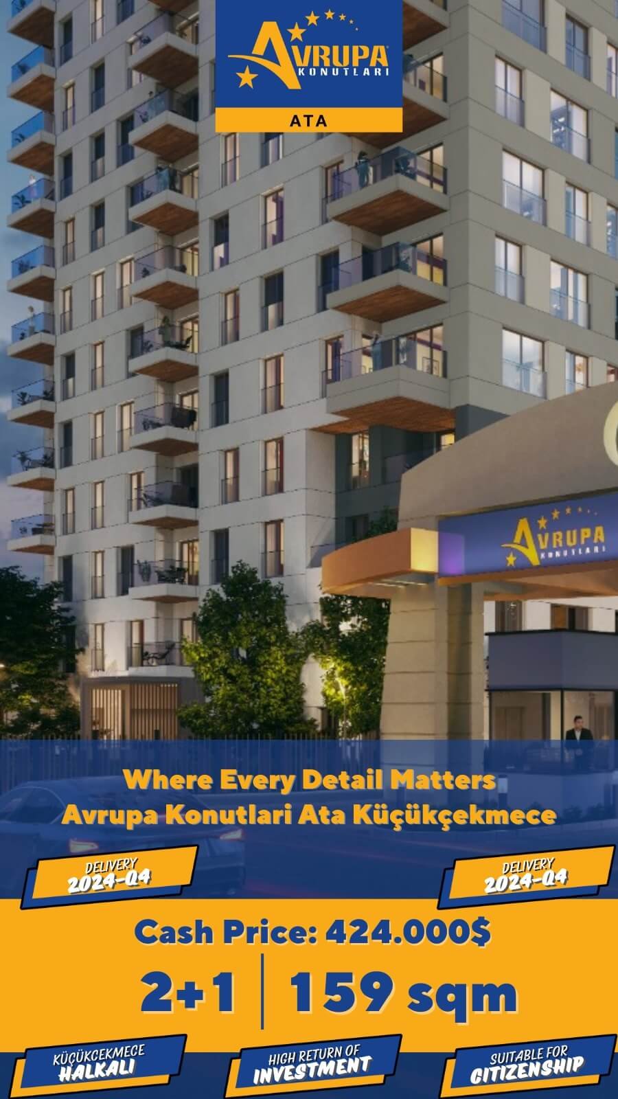 avrupa konutlari ata 3+1 Campaign