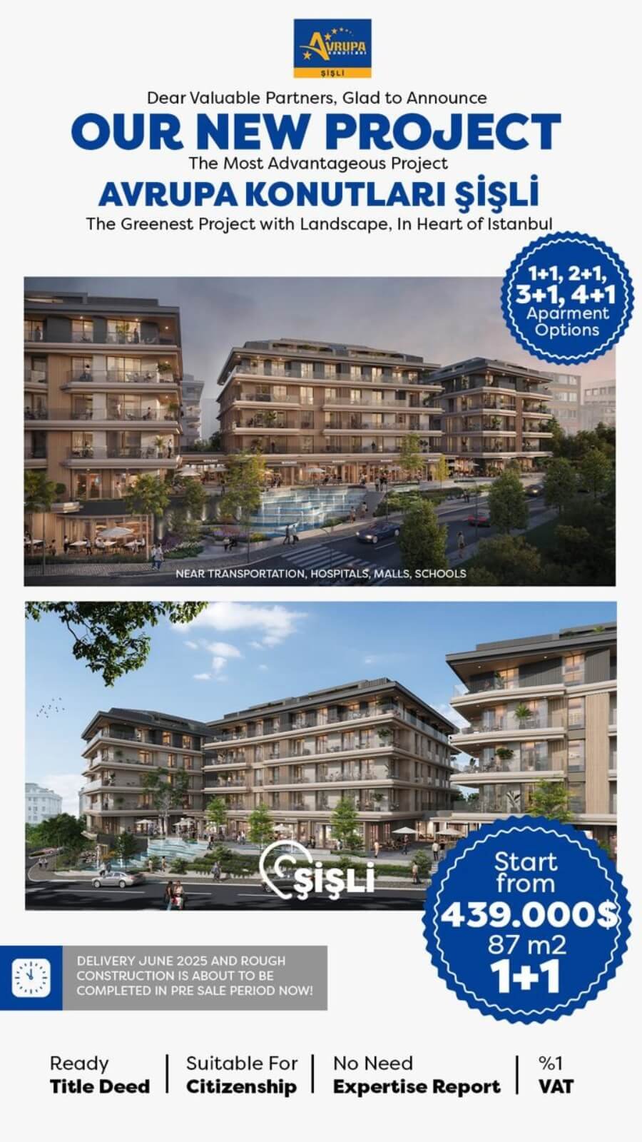 Avrupa Konutlari Sisli