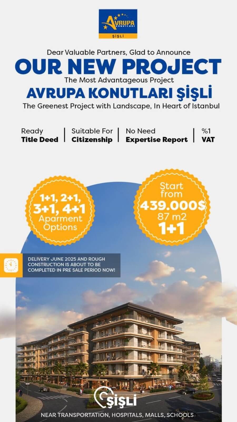 Avrupa Konutlari Sisli
