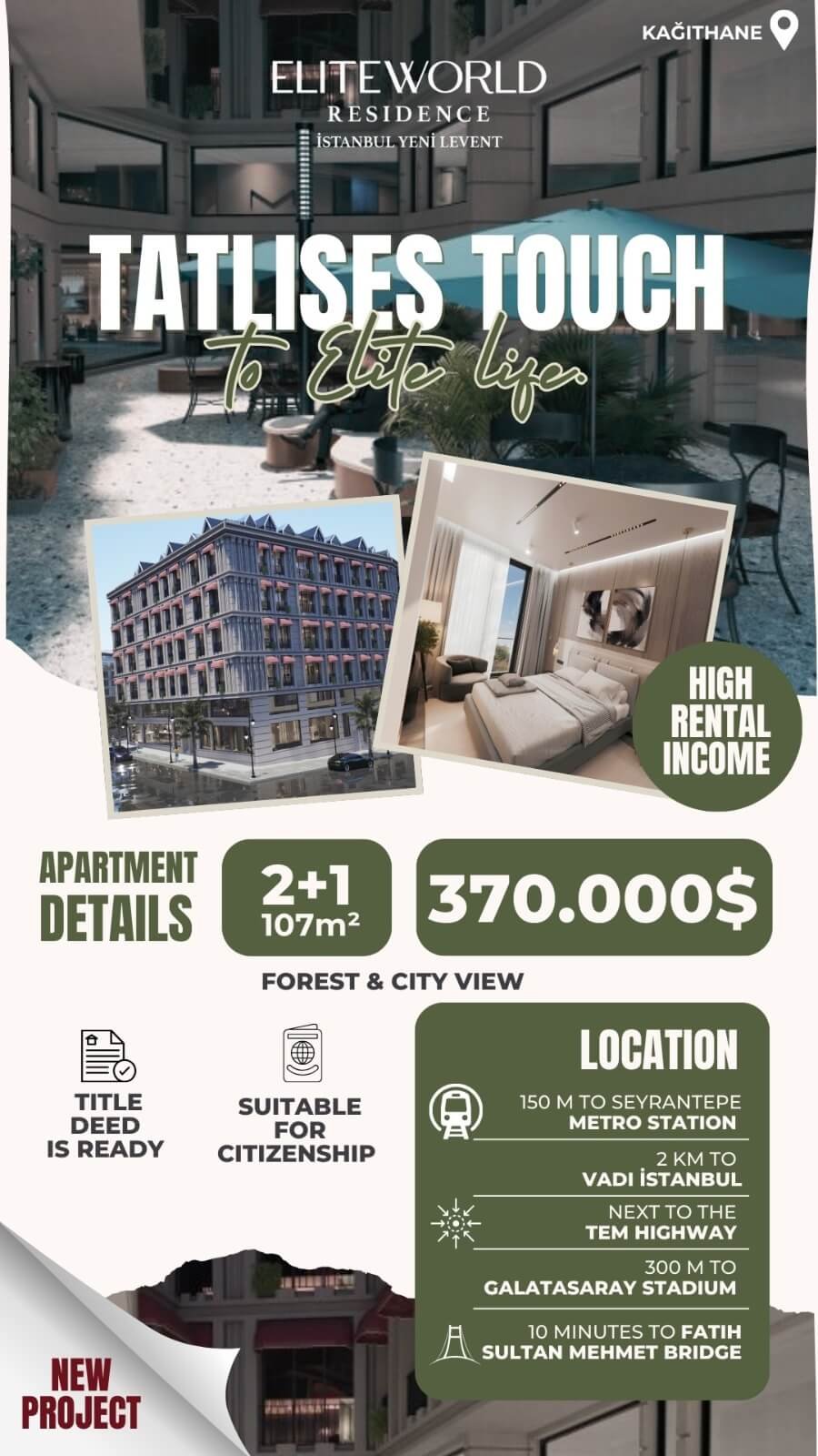 Elite World Residence 2+1