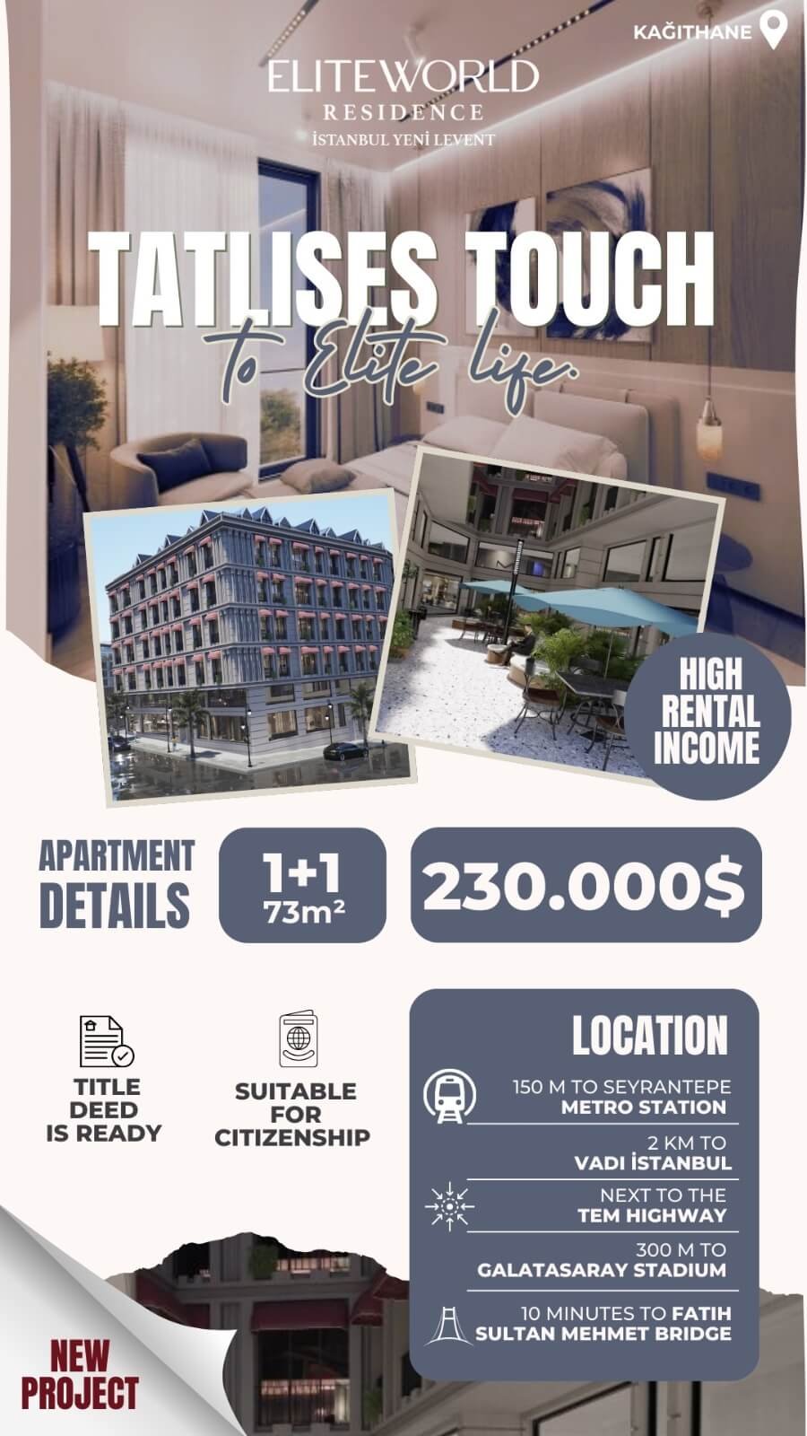 Elite World Residence 1+1