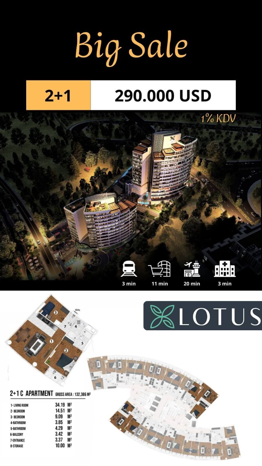 Lotus Towers Istanbul Campaign