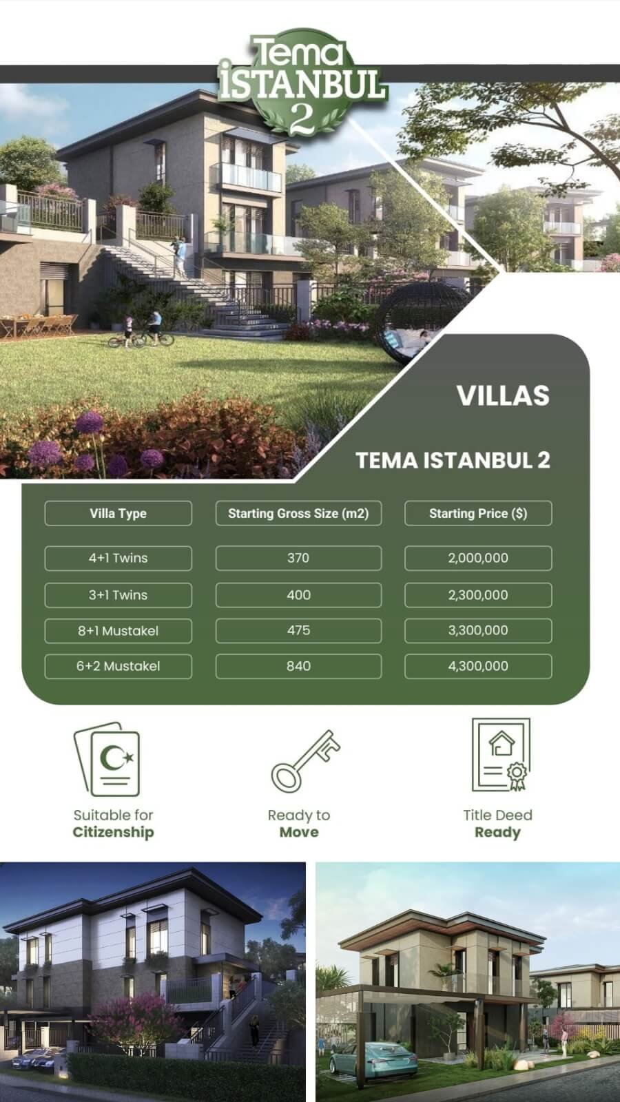 tema 2 villas campaign
