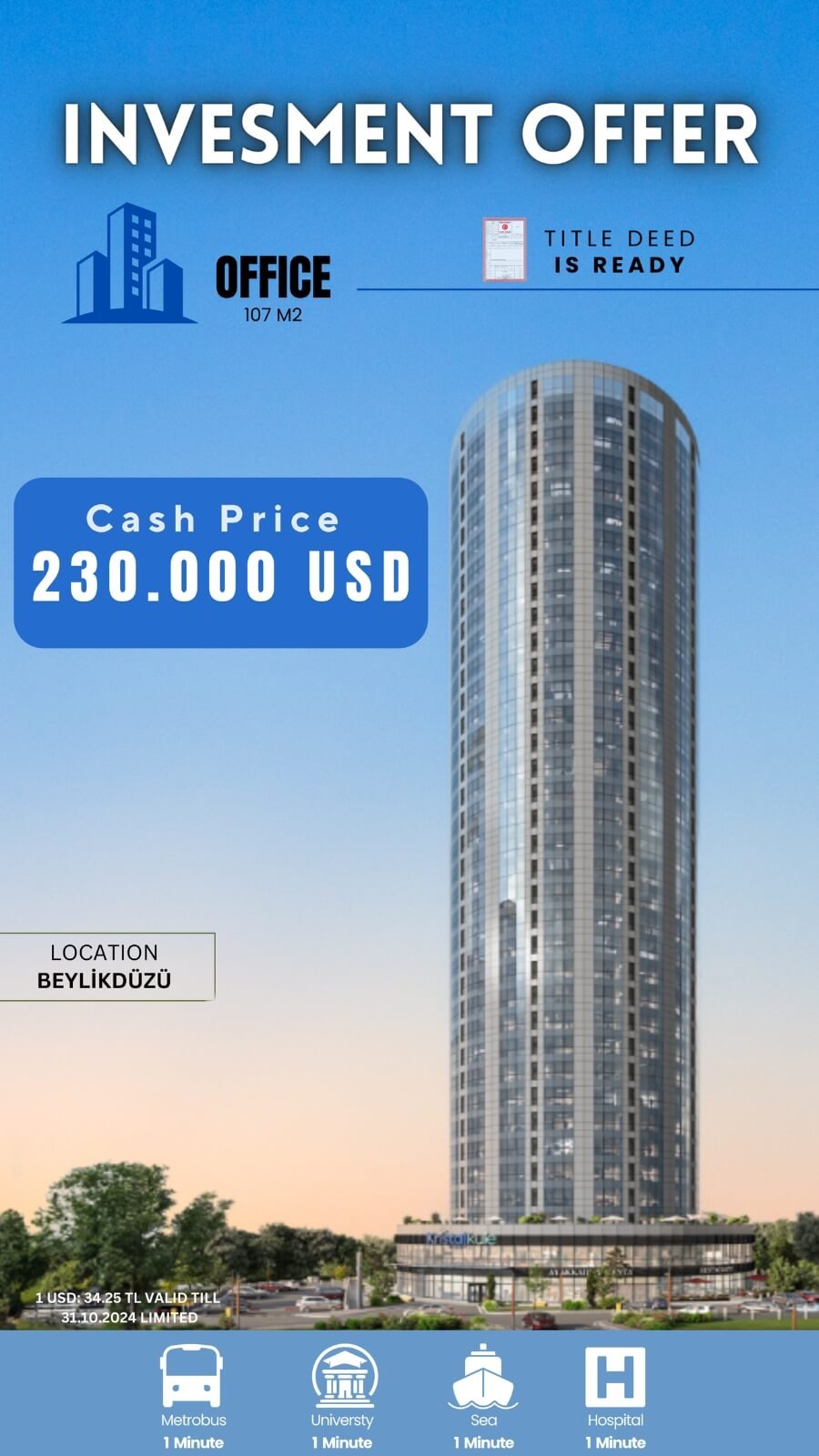 Kristalkule Sehir Offices
